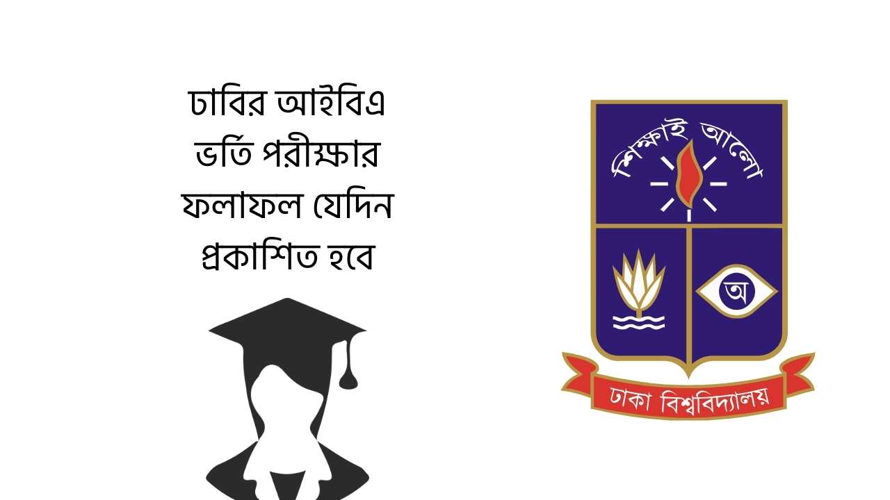 ঢাবির আইবিএ ভর্তি পরীক্ষার ফলাফল যেদিন প্রকাশিত হবে