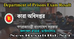 Department of Prisons Result